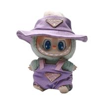 17cm Labubus Mini Boneca Roupa Chapéu Bolsa Roupas Sapatos Acessórios Para Brinquedos De Festa