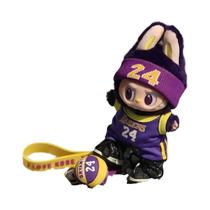 17cm Mini Labubu Roupas De Jogador De Basquete Acessórios De Roupa Boneca De Atleta Presente 17cm Mini Labubu Roupas De Jogador De Basquete Acessórios De Roupa Boneca De Atleta Presente
