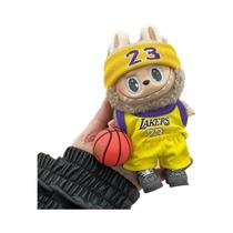 17cm Mini Labubu Roupas De Jogador De Basquete Acessórios De Roupa Boneca De Atleta Presente