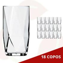 18 Copo Topazio Long Drink Bebidas Bartender Nadir 360ML
