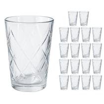 18 Copos de Vidro Transparente 200ML Arizona Luxo 18 Copos de Vidro Transparente 200ML Arizona Luxo