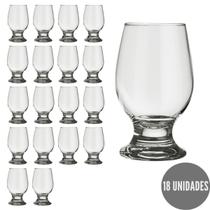 18 Copos Paulista 250ml Nadir Vidro Transparente Drinks Luxo