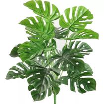 18 Folhas Costela De Adão Artificial Buquê Alt 60 Cm