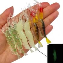 18 Iscas Artificiais Camarão Corvina Traíra Tucunaré 18 Iscas Artificiais Camarão Corvina Traíra Tucunaré