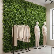 18 Painéis de Folhas Artificiais Realistas Placa de Folhagem Mista 3D Verde para Decoração de Parede