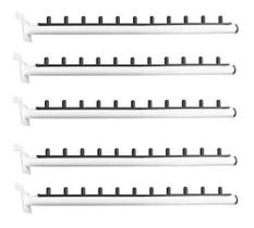 18 Pç Cabideiro Arara Rt Painel Canaletado P/11 Cabides