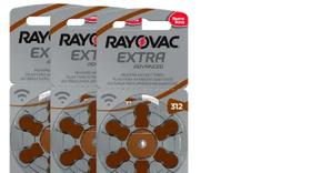 18 Pilha Aparelho Auditivo 312 Rayovac Extra Advanced Bateria