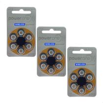 18 Pilhas Baterias 312 Pr41 Aparelho Auditivo Extra Power One