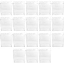 18 Potes Acrílico Retangular 1,5L Tempero Cereais Multiuso