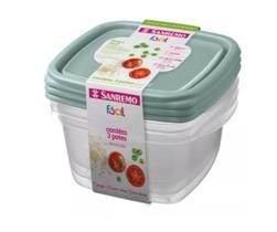 18 Potes Para Mantimentos Marmitas Plásticas 785ml E 800ml