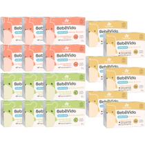 18 Sabonete Vegetal Camomila Arroz Aveia 90G Bebe Vida