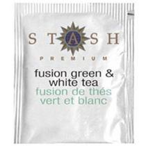 18 saquinhos de chá verde e branco Fusion da Stash Tea (pacote com 4)