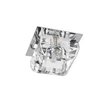 18 Spot Cristal Inox Embutir Quadrado Gesso Banheiro G9 Ac661q