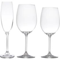 18 Taças Água Vinho Champanhe Buffet Restaurante Bohemia Kit 18 Taças Água Vinho Champanhe Buffet Restaurante Bohemia Kit