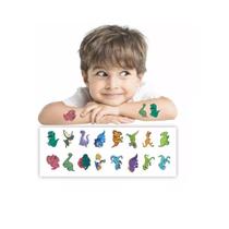 18 tatuagens temporárias kit festa dinossauros aniversário