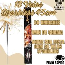 18 VELAS SPARKLERS 45Cm CASAMENTO FESTAS FAISCAS ESTRELINHA