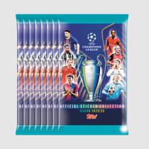 180 Figurinhas Uefa Champions League 2024/25, Topps = 30 Envelopes