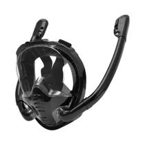 180 graus Máscara De Snorkel Panorâmica De Silicone Com Topo Seco, Antiembaçante E Antivazamento Para