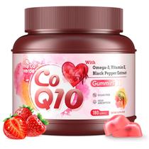(180 unidades) Gummies de CoQ10 300mg Sem Açúcar Alta Absorção