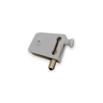 1800F- Trinco para portas e janelas de correr em vidro temperado Blindex - Branco