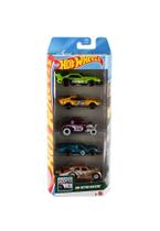 1806 hot wheels pacote com 5 carros hw retro racers jbj86 - mattel (43240)