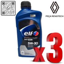 181748 - kit com 3 litros de óleo 5w30 sl elf evolution sxr - sintetico