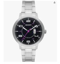 1865653 Relógio Orient Feminino Prateado Com Rosa Elegante Fbss1160