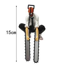 18cm Chainsaw Man Denji Anime Action Figure Adulto Modelo Colecionável Brinquedo Denji/Power