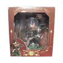 18cm Levi Ackerman Action Figure Attack on Titan Pacote Ver PVC Rivaille Modelo Brinquedo Presente