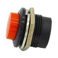 18pcs 6A/125V AC 3A/250V AC 16MM interruptor de botão momentâneo de reinicialização automática