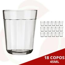 18UNI Copo de Shot Nadir 45ML Dose Tequila Cachaça Pinga 18UNI Copo de Shot Nadir 45ML Dose Tequila Cachaça Pinga