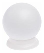 18x Puxador De Gaveta Porta Armario Bola Branco Com Parafuso Lisa