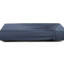 1,93m x 2,03m x 40cm-lencol c/ elastico malha 100% algodao basica - azul minimal 1,93m x 2,03m x 40cm-lencol c/ elastico malha 100% algodao basica - azul minimal