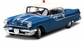 1955 Pontiac Star Chief Police Car - Escala 1:18 - Sun Star