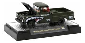 1959 Chevy Apache Fleetside S46 Shark Mouth 1:64 M2 Machines