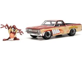 1967 - chevrolet el camino - looney tunes - tasmanian devil - com boneco - 1/24
