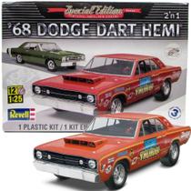 1968 Hemi Dart 1/25 Revell Us 854217 (2 Opções De Montagem) - Kit para montar e pintar