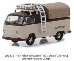 1969 Volkswagen Type 2 Double Car Pick-Up - Greenlight - Club V-Dub - 1:64 - Series 7