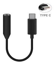 ¹Cabo Adaptador Original Tipo C USB- C Para Fone Ouvido P2 3.5MM- Preto Novax