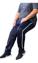 1calça Masc Helanca Ref 358 2 Bolsos Lateral G1/g2/g3 Plus