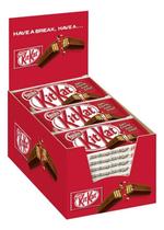 1cx (24un)chocolate Kit Kat Nestle Ao Leite Chocolate Nobre - Nestlé