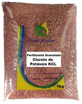 1kg Adubo Fertilizante Cloreto De Potássio KCL Vermelho - Multi Jardim
