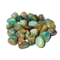 1kg Aventurina Verde Azulado Rolado G 30 a 45mm Tipo B