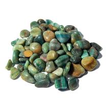 1kg Aventurina Verde Azulado Rolado Pedra M 20 a 35mm Tipo B