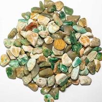 1kg de Jadeita Verde Rolada Natural Tipo A - 10 a 20mm 1kg de Jadeita Verde Rolada Natural Tipo A - 10 a 20mm