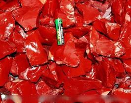 1kg Jaspe Vermelho Cascalho Bruto Natural Para Orgonite