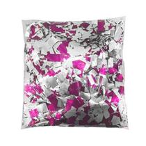 1kg Papel Picado Prata Chuva Colorida