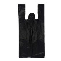 1KG Sacolas Plásticas Reciclada Reforçada Preta 30x40