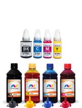 1L de Tinta e Refil Compatível Para Canon GI-10 GI10 250ml