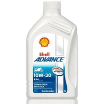 1L Óleo Lubrificante Shell 4T AX6 Advance SL 10W-30 Sintético